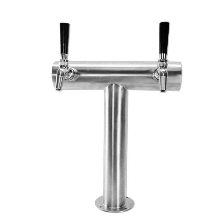Kegerator | Solstace 35 Indoor/Outdoor | Everything Needed Bundle | Showing front view of Ultra Tee font with double taps